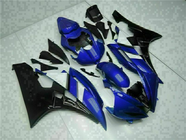 Bleu Noir Kit Carénages Motos & Plastique Yamaha R6 2006-2007