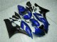 Bleu Noir Kit Carénages Motos & Plastique Yamaha R6 2006-2007