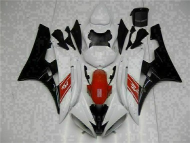 Blanc Noir Carrosserie Moto Yamaha R6 2006-2007