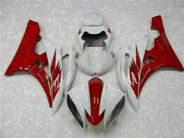 Rouge Blanc Carrosserie Moto Yamaha R6 2006-2007