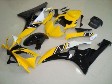 Jaune Kit Carénages Motos Complet Yamaha R6 2006-2007