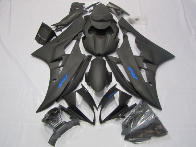 Noir Bleu Décalque Carénage Moto Yamaha R6 2006-2007 Noir Bleu Décalque Carénage Moto Yamaha R6 2006-2007