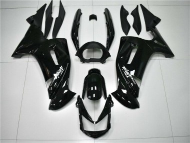Noir Brillant Carénage Moto Kawasaki EX650 2006-2008