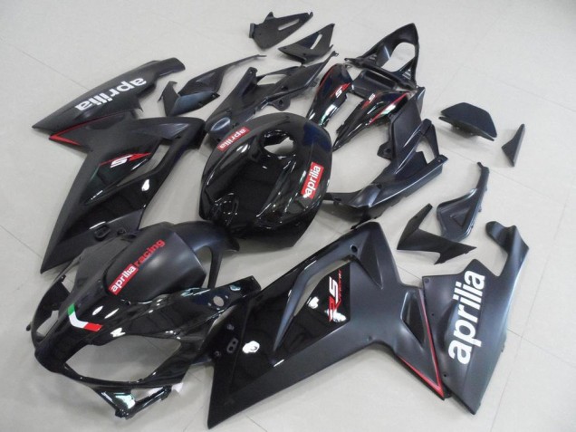 Noir et Noir Mat Carénage Moto Aprilia RS 125 2006-2011