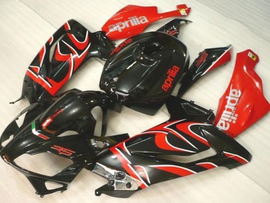 Noir Rouge Carénage Moto Aprilia RS 125 2006-2011