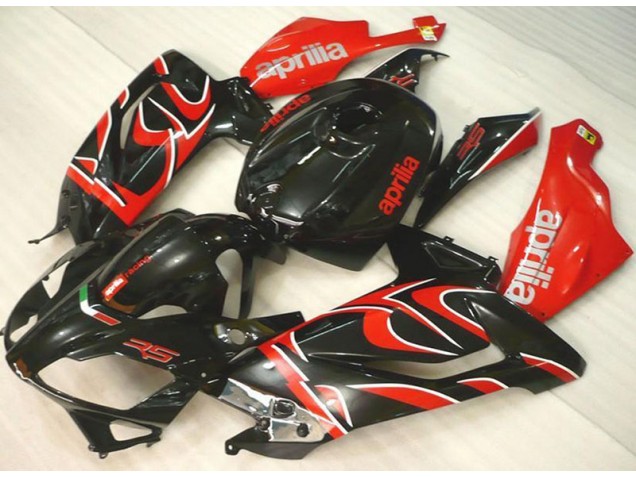 Noir Rouge Carénage Moto Aprilia RS 125 2006-2011 Noir Rouge Carénage Moto Aprilia RS 125 2006-2011
