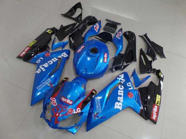 Bleu et Noir Carénage Moto Aprilia RS 125 2006-2011 Bleu et Noir Carénage Moto Aprilia RS 125 2006-2011