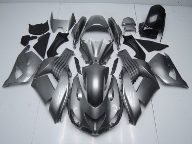 Brillant Gris Carénage Moto Kawasaki ZX14R ZZR 1400 2006-2011