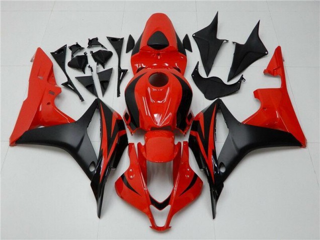Noir Rouge Carrosserie Moto Honda CBR 600 RR 2007-2008 Noir Rouge Carrosserie Moto Honda CBR 600 RR 2007-2008