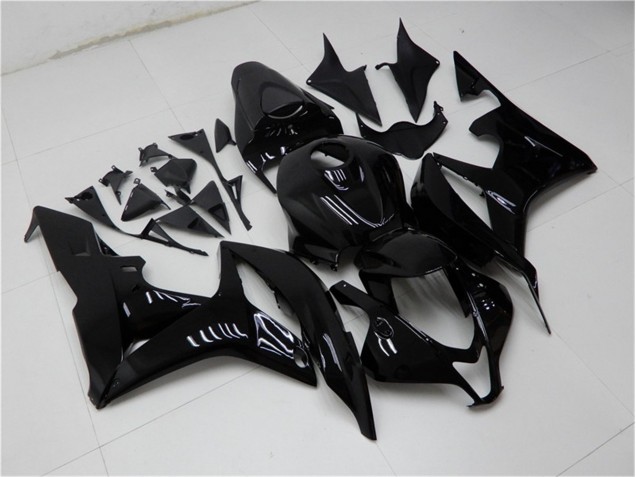 Noir Brillant Carénage Moto Honda CBR 600 RR 2007-2008 Noir Brillant Carénage Moto Honda CBR 600 RR 2007-2008
