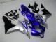 Bleu Argent Noir Carénage Moto Honda CBR 600 RR 2007-2008 Bleu Argent Noir Carénage Moto Honda CBR 600 RR 2007-2008
