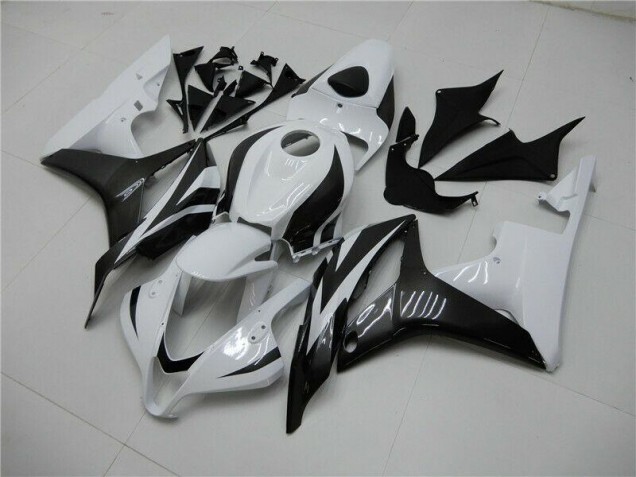 Blanc Noir Carénages Moto Honda CBR 600 RR 2007-2008 Blanc Noir Carénages Moto Honda CBR 600 RR 2007-2008