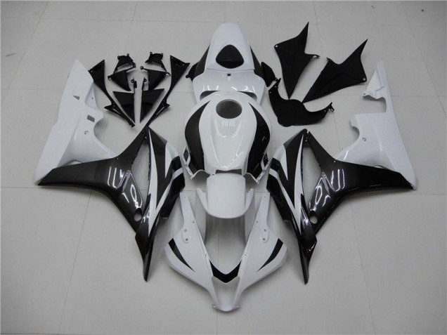 Blanc Noir Carénages Moto Honda CBR 600 RR 2007-2008 Blanc Noir Carénages Moto Honda CBR 600 RR 2007-2008