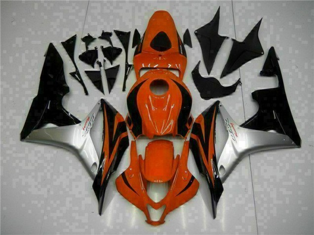 Noir Rouge Argent Carénage Moto Honda CBR 600 RR 2007-2008 Noir Rouge Argent Carénage Moto Honda CBR 600 RR 2007-2008