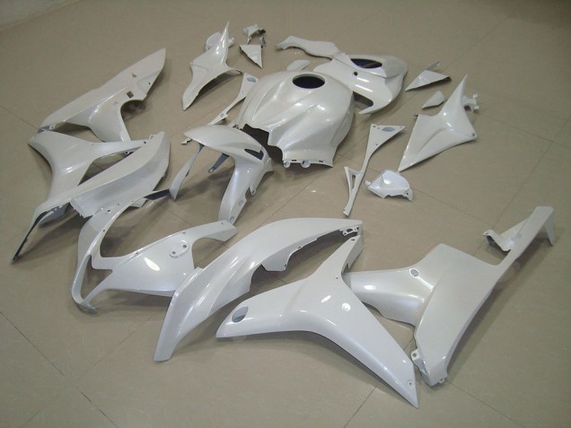 Blanc Nacré Carénage Moto Honda CBR 600 RR 2007-2008 Blanc Nacré Carénage Moto Honda CBR 600 RR 2007-2008