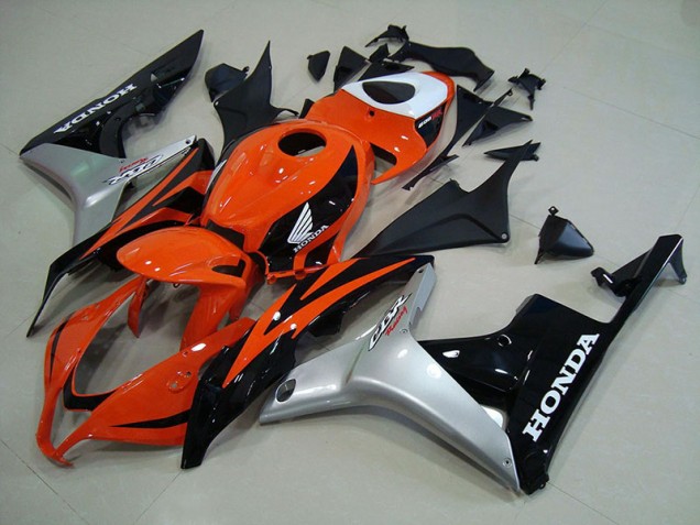 Orange Argent Noir Carénage Moto Honda CBR 600 RR 2007-2008 Orange Argent Noir Carénage Moto Honda CBR 600 RR 2007-2008