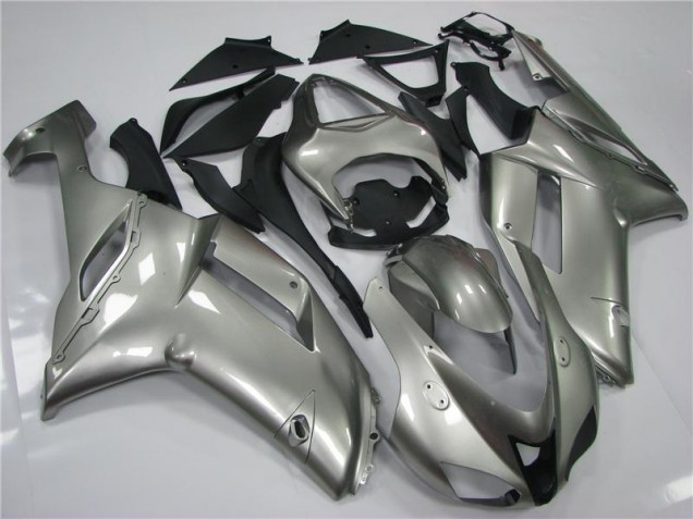 Gris Carénage Moto Kawasaki ZX6R 2007-2008 Gris Carénage Moto Kawasaki ZX6R 2007-2008