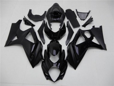 Brillant Noir Mat Carénage Moto Suzuki GSXR 1000 K7 2007-2008
