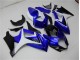 Bleu Blanc Noir Carénage Moto Suzuki GSXR 1000 K7 2007-2008