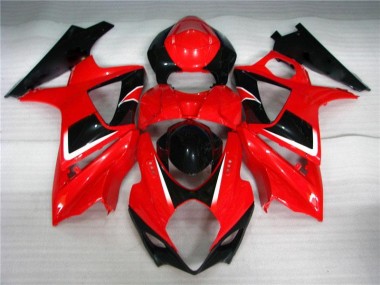 Rouge Noir Carrosserie Moto Suzuki GSXR 1000 K7 2007-2008