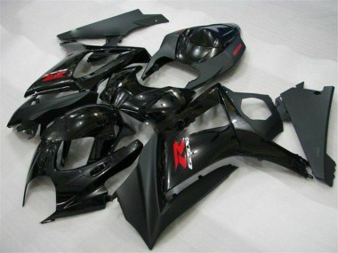 Noir Carénages Moto Suzuki GSXR 1000 K7 2007-2008