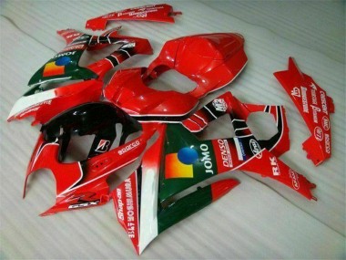 Rouge Carénages Moto Suzuki GSXR 1000 K7 2007-2008