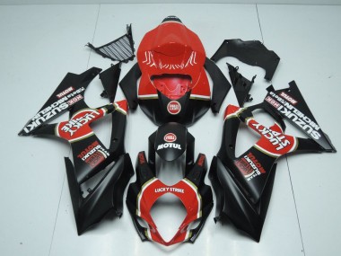 Matte Lucky Strike Carénage Moto Suzuki GSXR 1000 K7 2007-2008