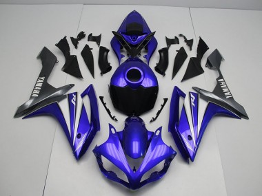 Bleu Blanc Carénage Moto Yamaha R1 2007-2008