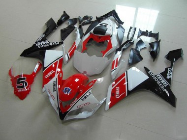 Rouge Blanc Décalque Carénage Moto Yamaha R1 2007-2008