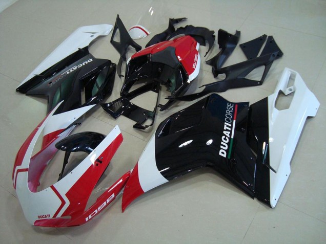 Corse Carénage Moto Ducati 848 1098 1198 2007-2014 Corse Carénage Moto Ducati 848 1098 1198 2007-2014