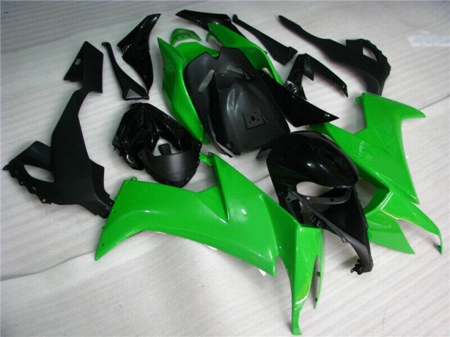 Vert Noir Carénage Moto Kawasaki ZX10R 2008-2010