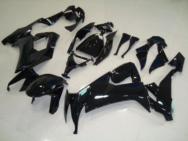 Noir Brillant Carénage Moto Kawasaki ZX10R 2008-2010