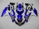 Blanc Bleu Carénage Moto Suzuki GSXR 600 / 750 K8 2008-2010