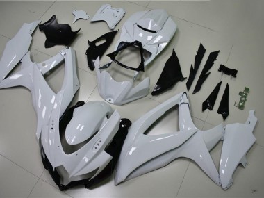 Brillant Blanc Carénage Moto Suzuki GSXR 600 / 750 K8 2008-2010