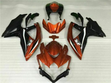 Rouge Noir Carénage Moto Suzuki GSXR 600 / 750 K8 2008-2010