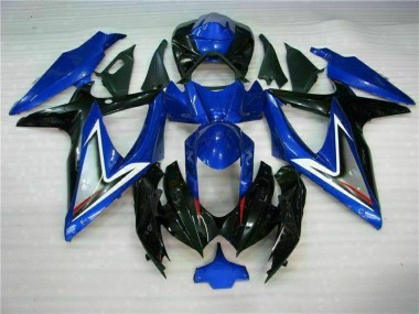 Bleu Noir Carrosserie Moto Suzuki GSXR 600 / 750 K8 2008-2010