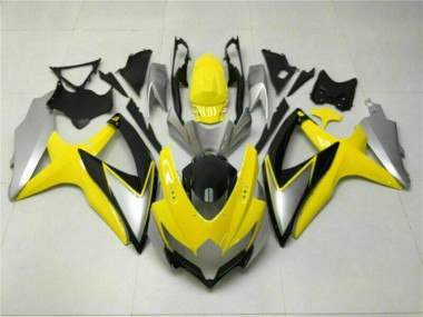 Jaune Carénage Moto Suzuki GSXR 600 / 750 K8 2008-2010