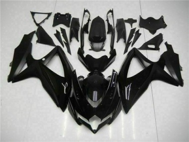 Noir Kit Carénages Motos Complet Suzuki GSXR 600 / 750 K8 2008-2010