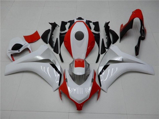 Blanc Rouge Carénage Moto Honda CBR 1000 RR 2008-2011 Blanc Rouge Carénage Moto Honda CBR 1000 RR 2008-2011