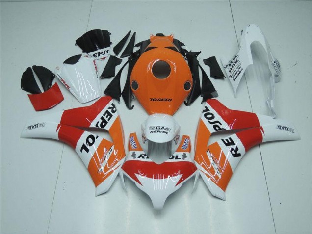Orange Blanc Rouge Repsol Carénage Moto Honda CBR 1000 RR 2008-2011 Orange Blanc Rouge Repsol Carénage Moto Honda CBR 1000 RR 2008-2011