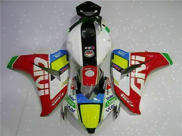 Rouge Blanc Carénages Moto & Carrosserie Honda CBR 1000 RR 2008-2011 Rouge Blanc Carénages Moto & Carrosserie Honda CBR 1000 RR 2008-2011