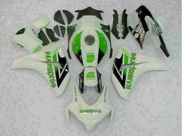 Vert Blanc Carrosserie Moto Honda CBR 1000 RR 2008-2011 Vert Blanc Carrosserie Moto Honda CBR 1000 RR 2008-2011