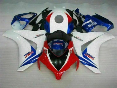 Blanc Bleu Kit Carénages Motos Honda CBR 1000 RR 2008-2011