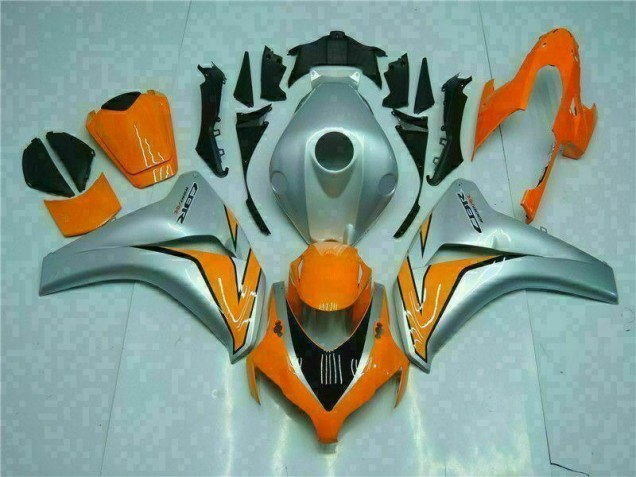 Orange Argent Carénages Moto Honda CBR 1000 RR 2008-2011 Orange Argent Carénages Moto Honda CBR 1000 RR 2008-2011