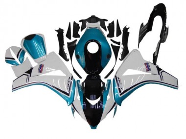 Bleu Blanc Noir Carénage Moto Honda CBR 1000 RR 2008-2011