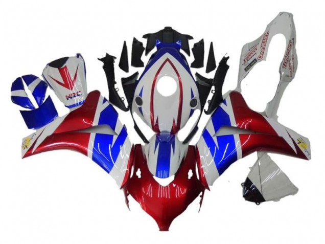Rouge Bleu Blanc Carénage Moto Honda CBR 1000 RR 2008-2011 Rouge Bleu Blanc Carénage Moto Honda CBR 1000 RR 2008-2011