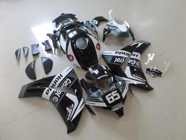 Noir Castrol 65 Carénage Moto Honda CBR 1000 RR 2008-2011 Noir Castrol 65 Carénage Moto Honda CBR 1000 RR 2008-2011