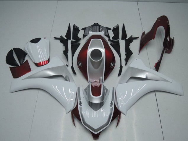 Rouge Blanc et Argent Carénage Moto Honda CBR 1000 RR 2008-2011 Rouge Blanc et Argent Carénage Moto Honda CBR 1000 RR 2008-2011