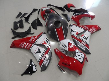 Rouge et Gris Fma Carénage Moto Honda CBR 1000 RR 2008-2011