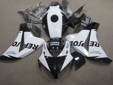 Blanc Noir Repsol Carénage Moto Honda CBR 1000 RR 2008-2011